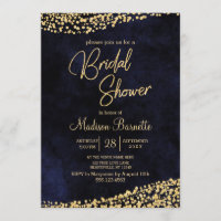 Invitation de la nuptiale marine Blue Watercolor G