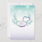 Invitation de la nuptiale Mermaid Beach Ocean Part (Dos)