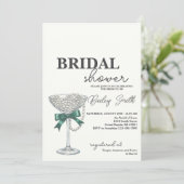 Invitation de la nuptiale Pearl and Bow (Debout devant)