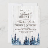 Invitation de la nuptiale Rustic Wood Tree (Devant)