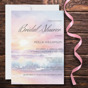 Invitation de la nuptiale surfside Sunset