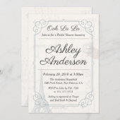 Invitation de la nuptiale vintage Carte postale (Devant / Derrière)