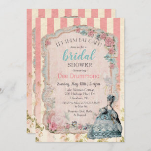 Invitation de la nuptiale vintage Marie Antoinette