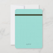 Invitation de la paire de Flamants roses (Dos)