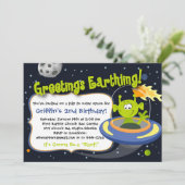 Invitation de la Partie Alien de l'espace - Planèt (Debout devant)