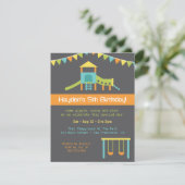 Invitation de la partie Anniversaire de enfant de (Debout devant)