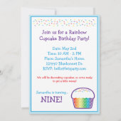 Invitation de la partie Anniversaire de enfant de (Dos)