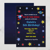 Invitation de la partie Anniversaire de enfant de  (Devant / Derrière)