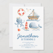 Invitation de la partie Anniversaire de enfant de  (Devant)