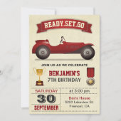 Invitation de la partie Anniversaire de enfant de  (Devant)