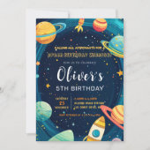 Invitation de la partie Anniversaire de enfant des (Devant)