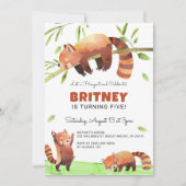 Invitation de la partie Anniversaire de enfant du (Devant)