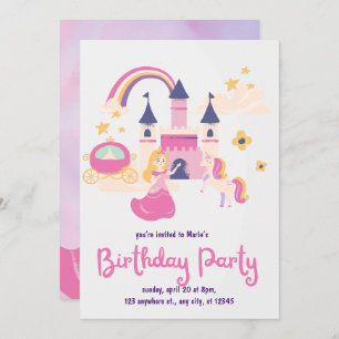 invitation de la partie anniversaire de enfant mig