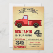 Invitation de la partie Anniversaire de enfant vin (Devant)