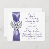 Invitation de la partie Bachelorette Bachelorette  (Devant / Derrière)