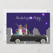 Invitation de la partie Bachlorette d'Afrique amér (Devant)