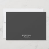 Invitation de la partie BBQ Chalkboard House (Dos)