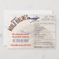 Invitation de la partie billets d'avion MultiDates