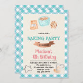 Invitation de la partie biscuits cuites (Devant / Derrière)