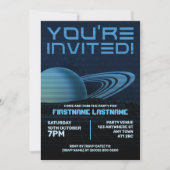 Invitation de la partie Blue Retrowave (Devant)