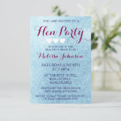 Invitation de la partie Blue Sparkle Hen (Debout devant)