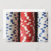 Invitation de la partie Casino (Devant / Derrière)