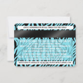 Invitation de la partie Chasse au centre commercia (Dos)