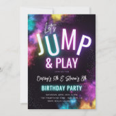 Invitation de la partie conjointe de Trampoline (Devant)