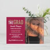 Invitation de la partie Crimson and Gold Graduatio (Debout devant)