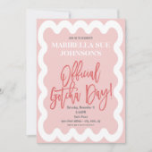 Invitation de la Partie d'adoption (Devant)