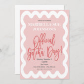 Invitation de la Partie d'adoption (Devant / Derrière)