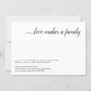 Invitation de la Partie d'adoption