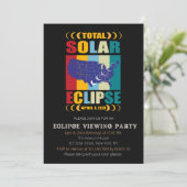 Invitation de la partie d'affichage des éclipses s (Debout devant)