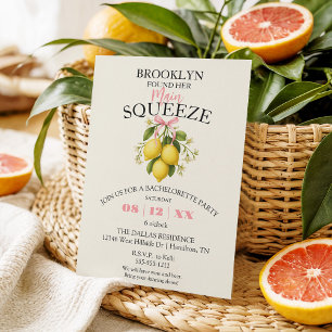 Invitation de la partie de bachelorette de chèneze