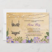 Invitation de la partie de bachelorette de douche  (Devant)