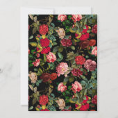 Invitation de la partie de bachelorette R.I.P Rose (Dos)