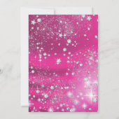 Invitation de la partie de Bachelorette rose de Sp (Dos)