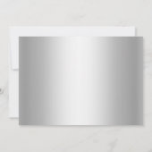 Invitation de la partie de Bachelorette rose noire (Dos)