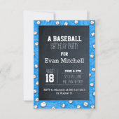 Invitation de la partie de baseball du tableau de (Devant)