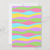 Invitation de la partie de bois d'oeuvre noire (Dos)