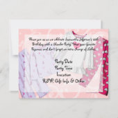 Invitation de la partie de bois d'oeuvre, PJ rose (Dos)