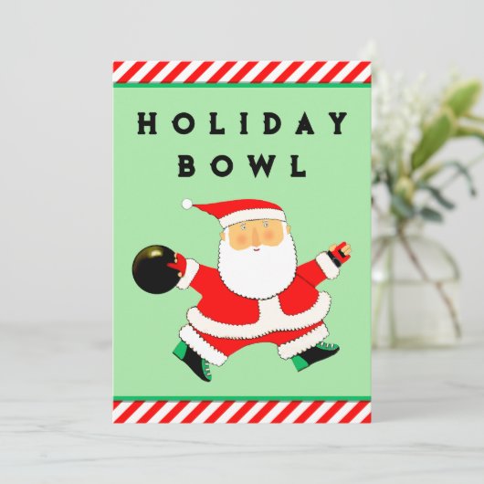 Invitation de la partie de bowling (Debout devant)