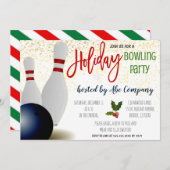 Invitation de la partie de bowling (Devant / Derrière)