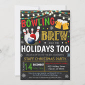 Invitation de la partie de bowling (Devant)