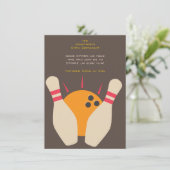 Invitation de la partie de bowling (Debout devant)