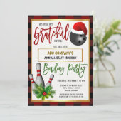 Invitation de la partie de bowling (Debout devant)