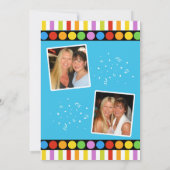 Invitation de la partie de bowling d'anniversaire  (Dos)