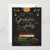 INVITATION DE LA PARTIE DE DIPLÔME (Devant / Derrière)