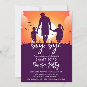 Invitation de la partie de Divorce Bye Boy