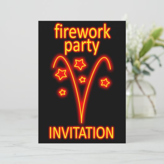 invitation de la partie de feu (Debout devant)